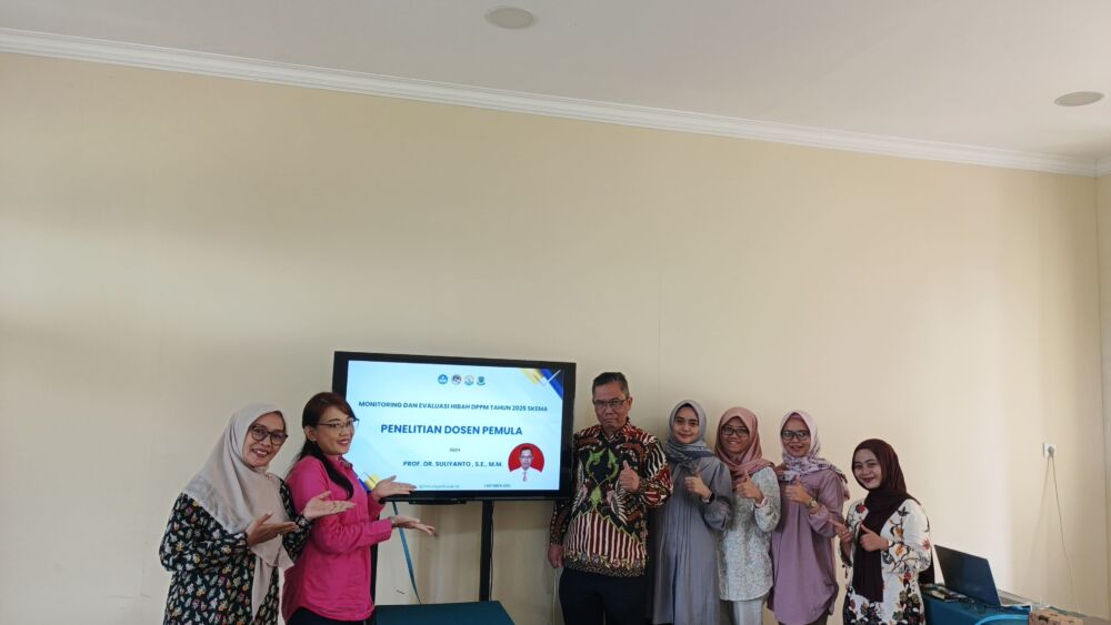 LP2M UNPERBA Gelar Monev Internal Hibah Penelitian dan Pengabdian kepada Masyarakat DPPM Batch 1 Tahun 2025